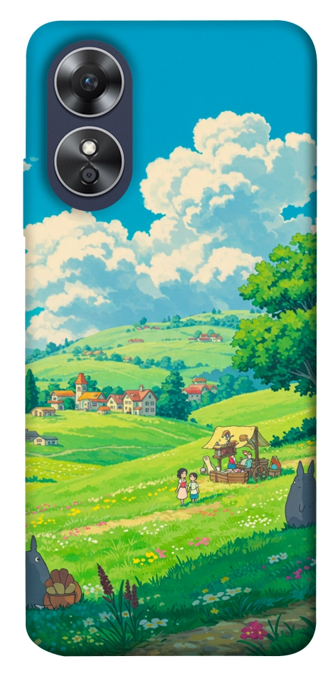 Чохол Miyazaki landscape для Oppo A17