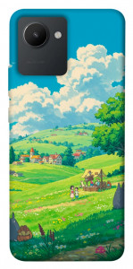 Чохол Miyazaki landscape для Realme C30s