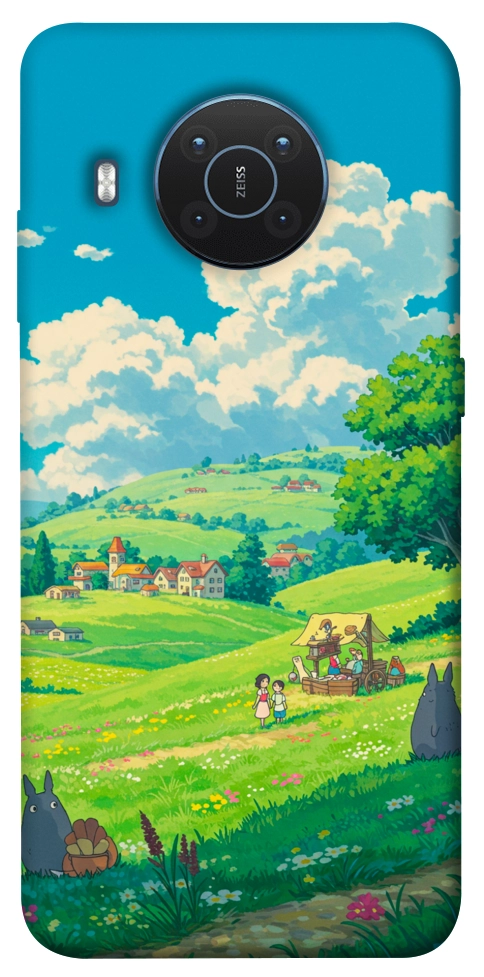 Чехол Miyazaki landscape для Nokia X20