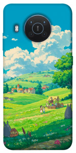 Чехол Miyazaki landscape для Nokia X20