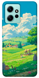 Чохол Miyazaki landscape для Xiaomi Redmi Note 12 4G