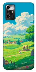 Чохол Miyazaki landscape для ZTE Blade V40 Vita