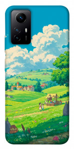 Чехол Miyazaki landscape для Xiaomi Redmi Note 12S