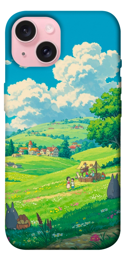 Чохол Miyazaki landscape для iPhone 15