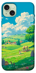 Чохол Miyazaki landscape для iPhone 15 Plus