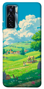 Чохол Miyazaki landscape для TECNO Camon 17 Pro