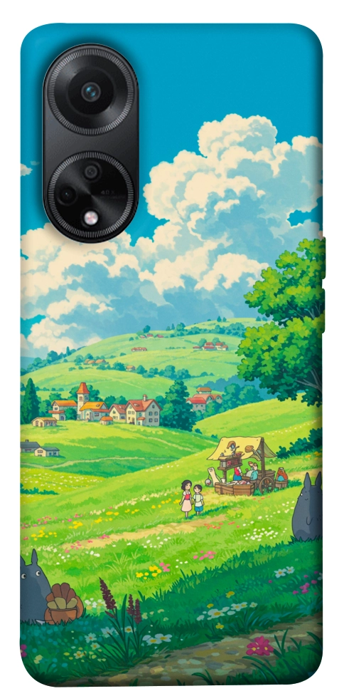 Чохол Miyazaki landscape для Oppo A58 4G