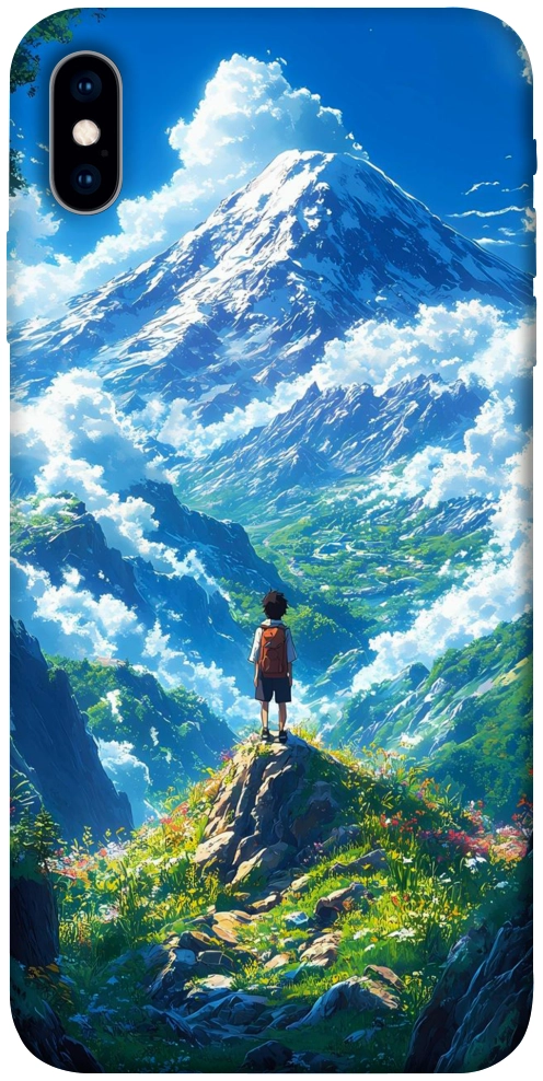Чохол Mountain landscape для iPhone X