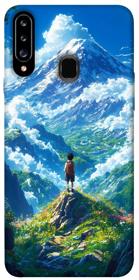 Чехол Mountain landscape для Galaxy A20s (2019)