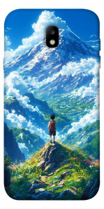 Чехол Mountain landscape для Galaxy J7 (2017)