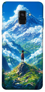 Чехол Mountain landscape для Galaxy A8 (2018)