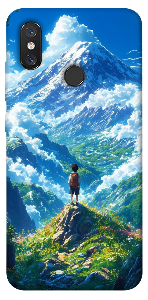 Чехол Mountain landscape для Xiaomi Mi 8