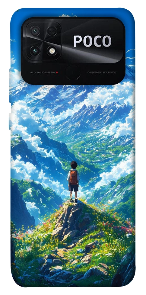 Чехол Mountain landscape для Xiaomi Poco C40