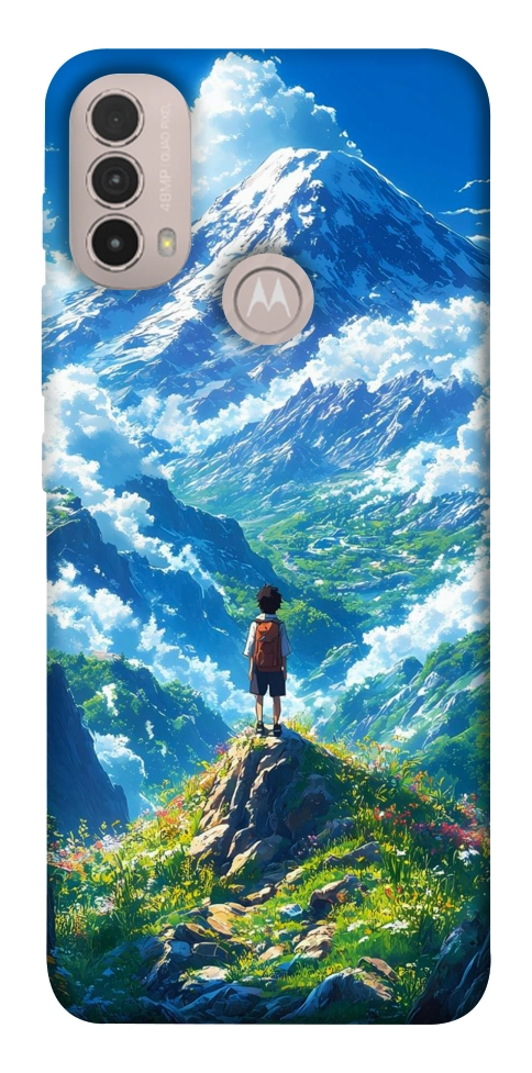 Чохол Mountain landscape для Motorola Moto E40