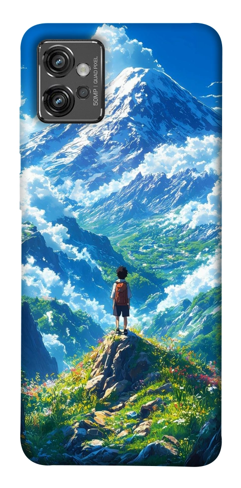 Чехол Mountain landscape для Motorola Moto G32