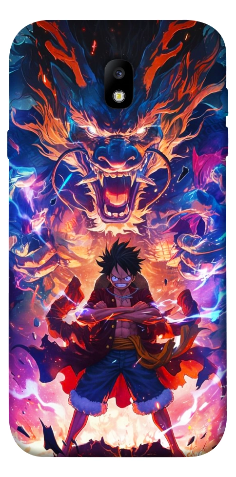 Чехол One piece luffy для Galaxy J7 (2017)