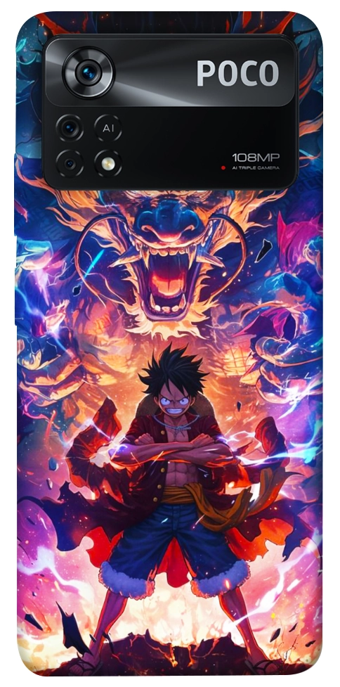 Чехол One piece luffy для Xiaomi Poco X4 Pro