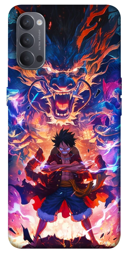 Чохол One piece luffy для Oppo Reno 4
