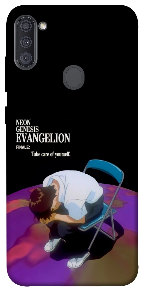 Чехол Shinji sitting in the dark для Galaxy A11 (2020)