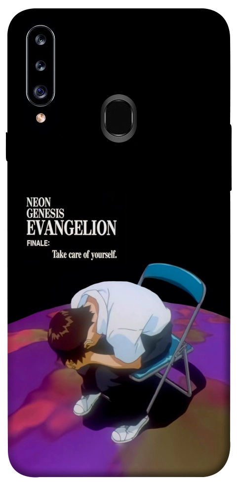 Чехол Shinji sitting in the dark для Galaxy A20s (2019)