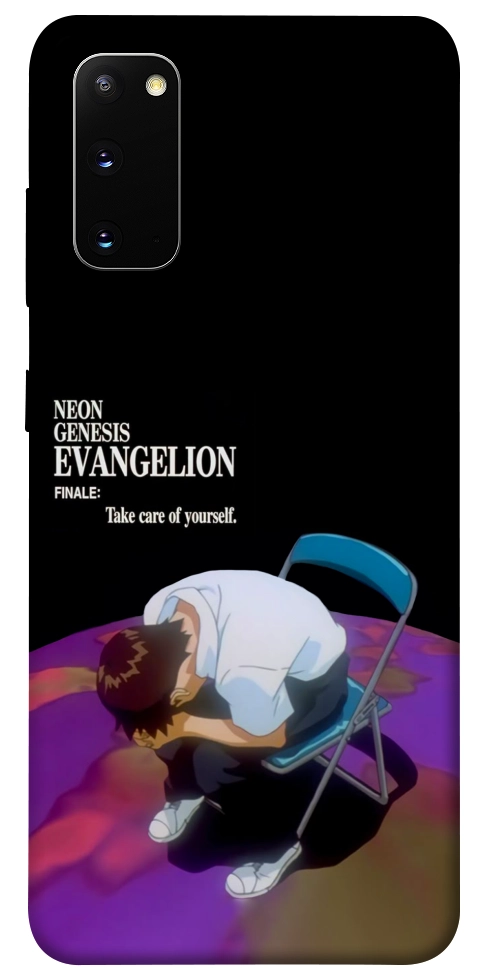 Чехол Shinji sitting in the dark для Galaxy S20 (2020)