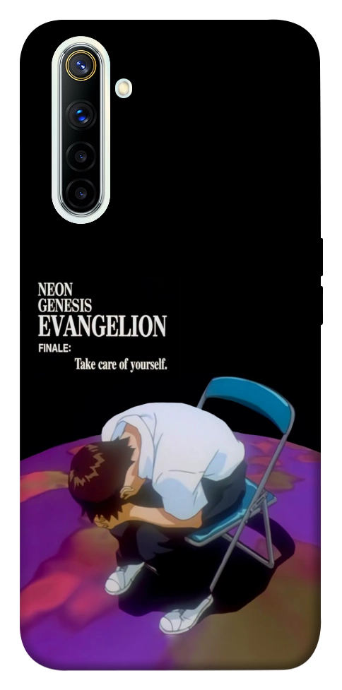 Чехол Shinji sitting in the dark для Realme 6