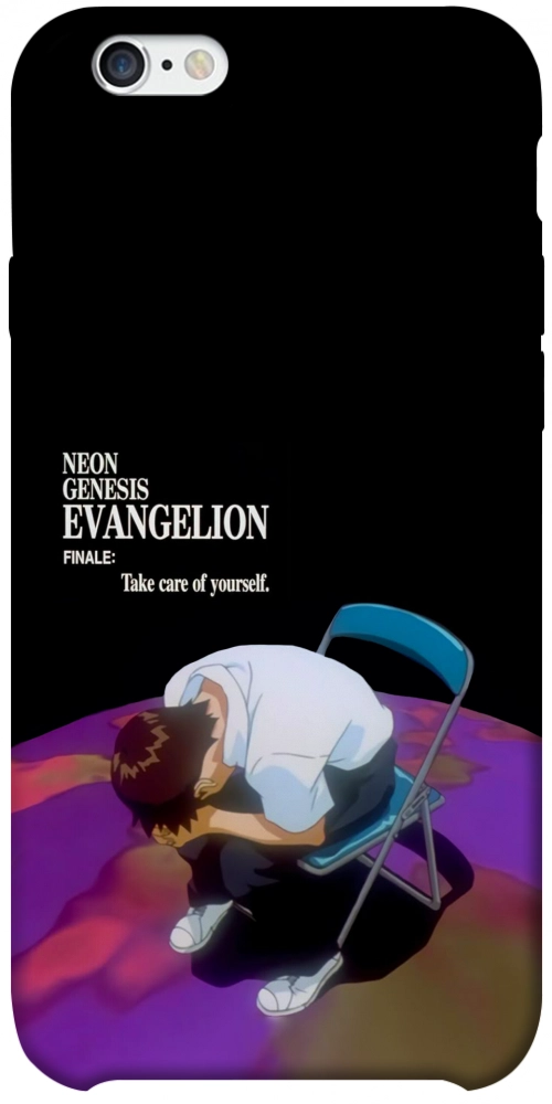 Чехол Shinji sitting in the dark для iPhone 6S Plus
