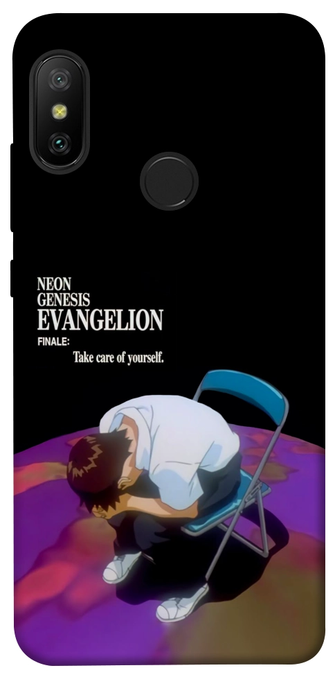 Чехол Shinji sitting in the dark для Xiaomi Redmi 6 Pro