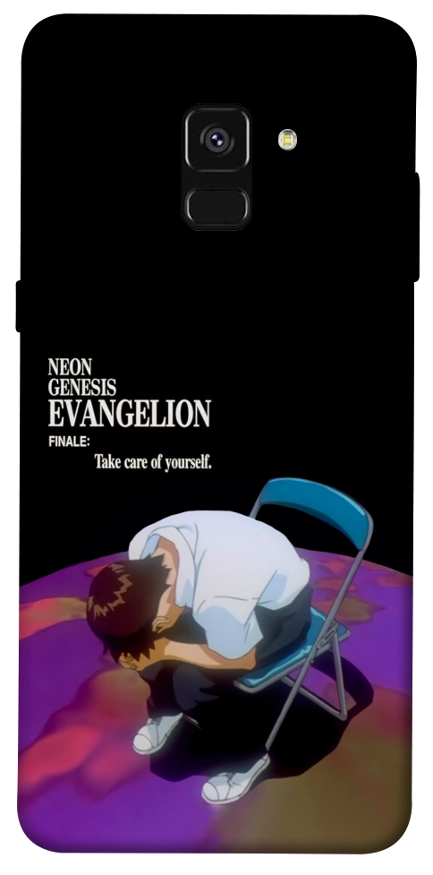 Чехол Shinji sitting in the dark для Galaxy A8 (2018)