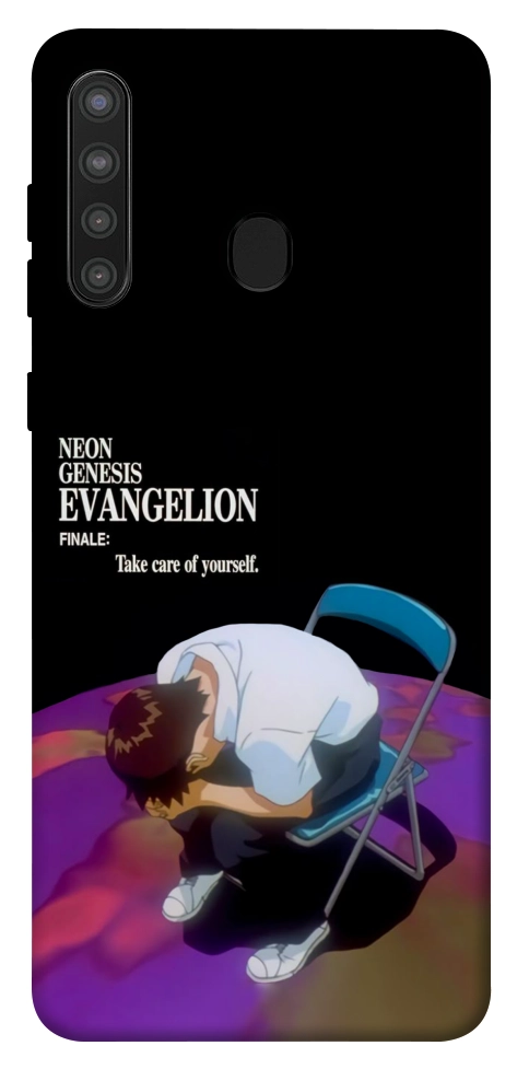Чехол Shinji sitting in the dark для Galaxy A21