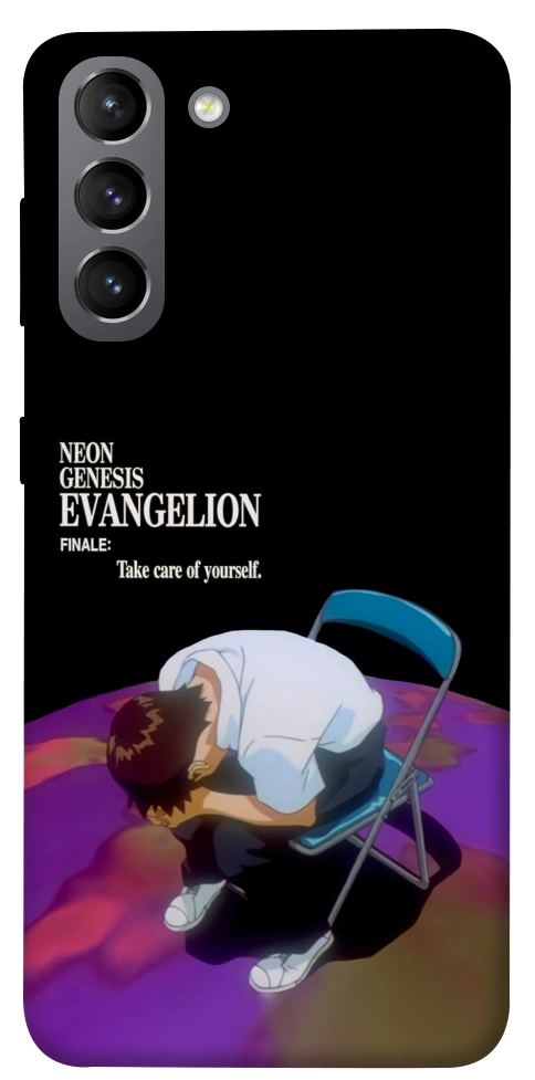 Чехол Shinji sitting in the dark для Galaxy S21