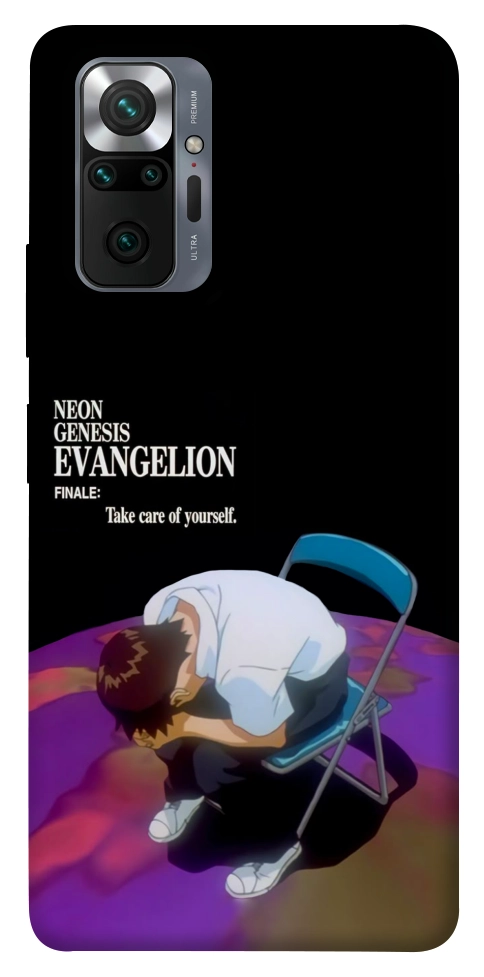Чехол Shinji sitting in the dark для Xiaomi Redmi Note 10 Pro