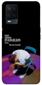 Чехол Shinji sitting in the dark для Oppo A54 4G