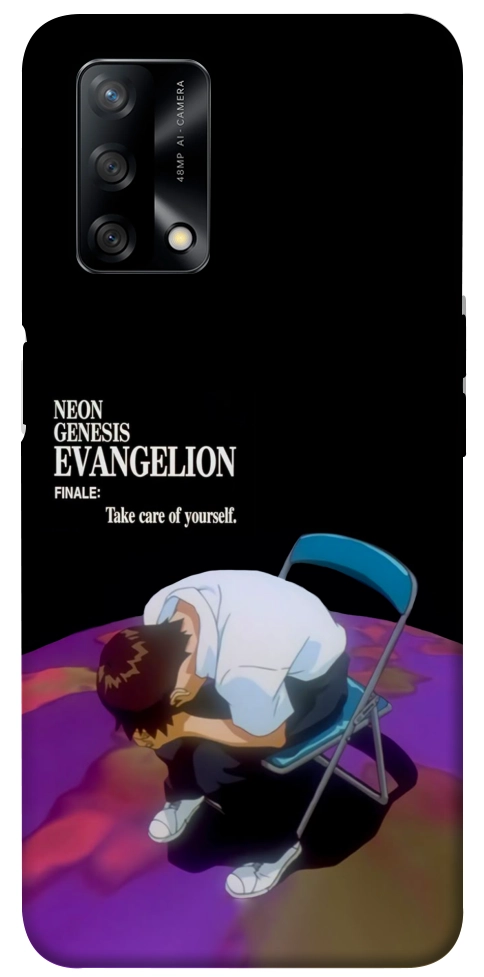 Чехол Shinji sitting in the dark для Oppo A74 4G