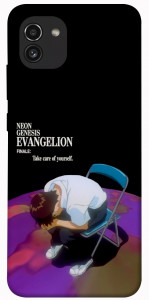 Чехол Shinji sitting in the dark для Galaxy A03