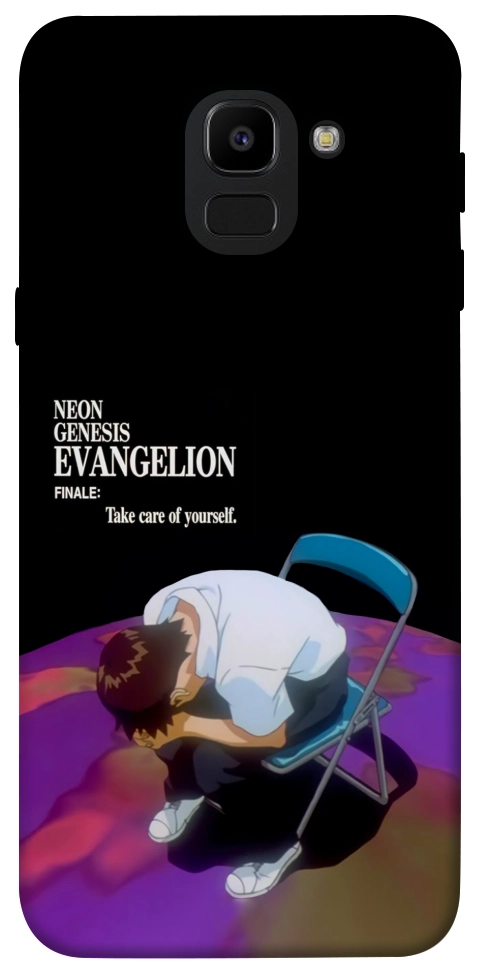 Чехол Shinji sitting in the dark для Galaxy J6 (2018)