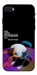 Чехол Shinji sitting in the dark для iPhone SE (2022)