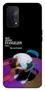 Чехол Shinji sitting in the dark для Oppo A54 5G