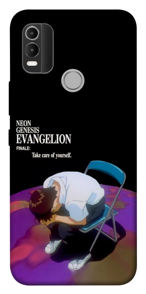 Чехол Shinji sitting in the dark для Nokia C21 Plus