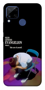 Чехол Shinji sitting in the dark для Realme C15
