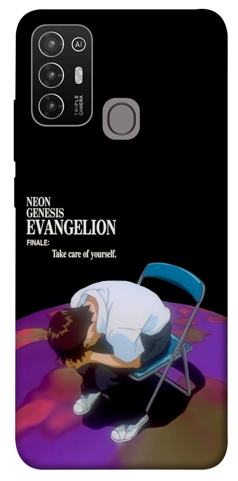 Чехол Shinji sitting in the dark для ZTE Blade A52