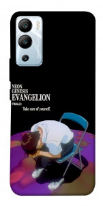 Чехол Shinji sitting in the dark для Infinix Hot 12i