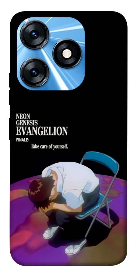 Чехол Shinji sitting in the dark для TECNO Spark 10
