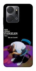 Чехол Shinji sitting in the dark для Huawei Honor X7a