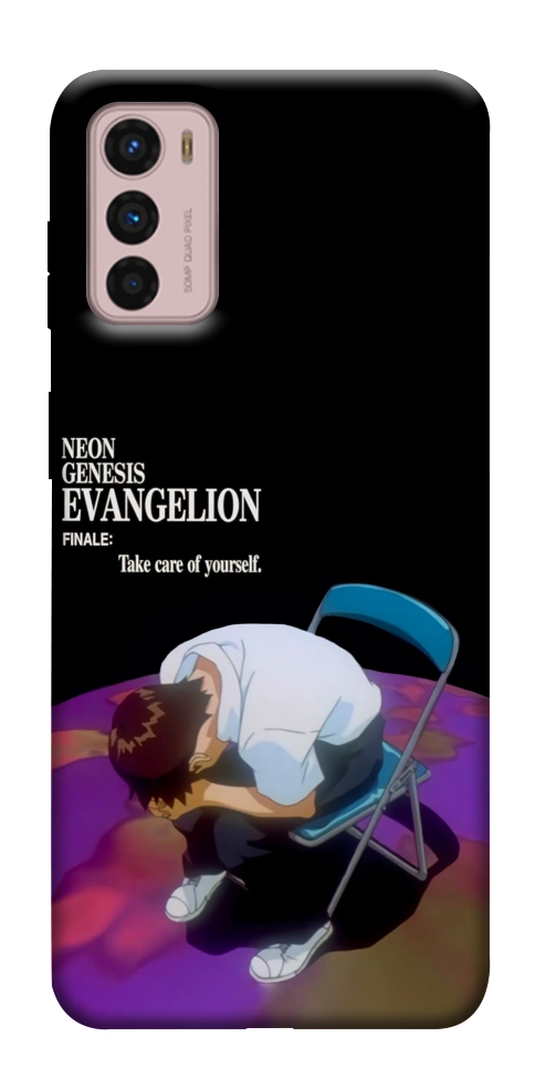 Чехол Shinji sitting in the dark для Motorola Moto G42