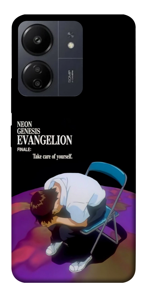 Чехол Shinji sitting in the dark для Xiaomi Poco C65
