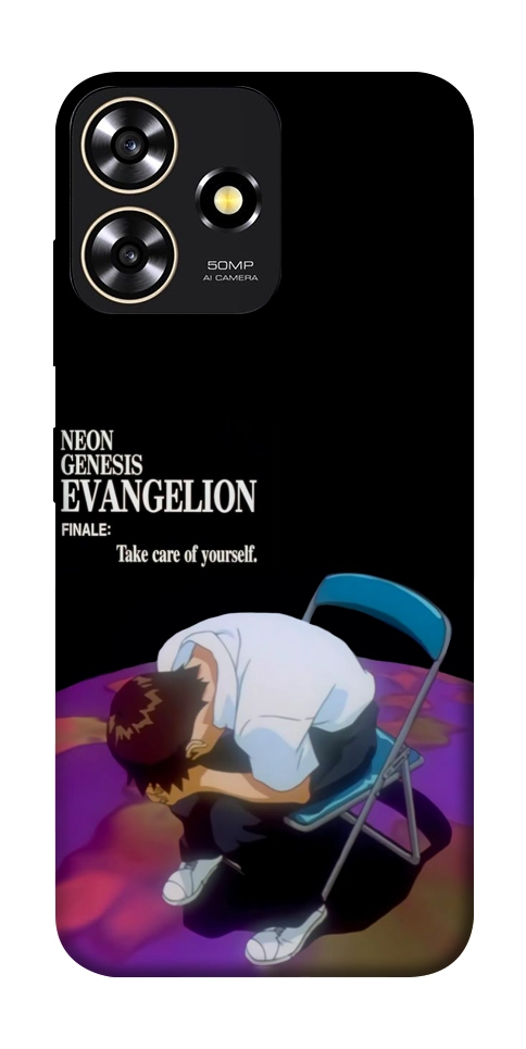 Чехол Shinji sitting in the dark для ZTE Blade A73 4G
