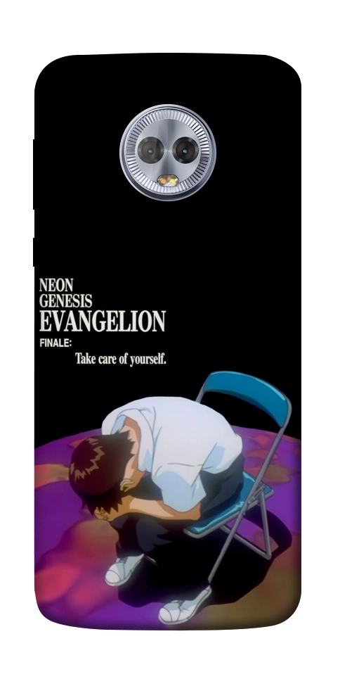 Чехол Shinji sitting in the dark для Motorola Moto G6 Plus