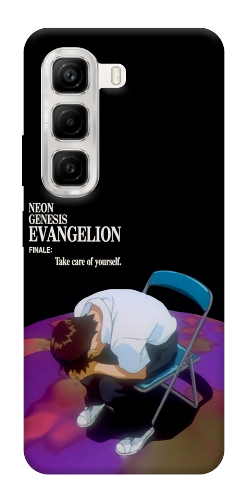 Чехол Shinji sitting in the dark для Infinix Hot 50 4G