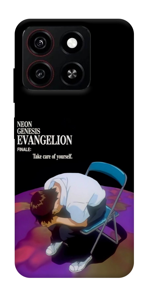 Чехол Shinji sitting in the dark для ZTE Blade A35 4G